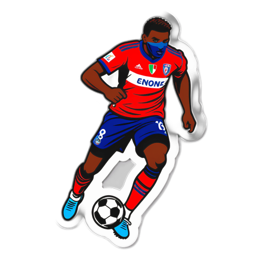 Stickers z piłkarzem na mecz Rennes kontra Lyon