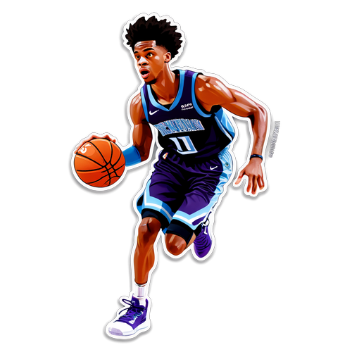 Agility on the Court: De'Aaron Fox in Action