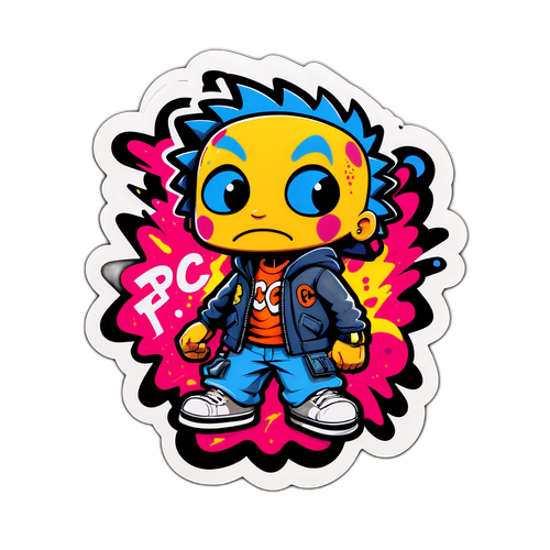 Sticker Estiloso 'PCC'