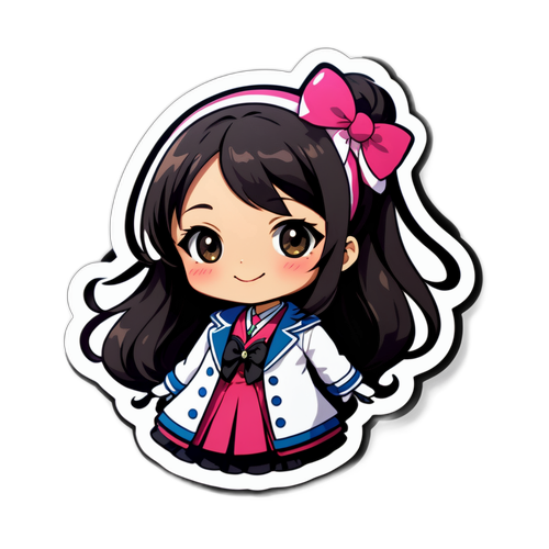 おしゃれなKokoro Teradaのクリップステッカー