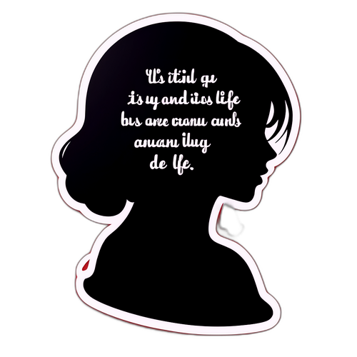 A Silhueta Minimalista de Letícia Spiller com Citação