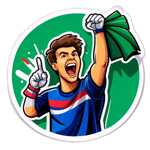 Người hâm mộ cuồng nhiệt trong màu áo bóng đá