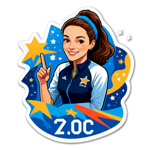 Léa Salamé Étoilée : Le Sticker Olympique Qui Fait Fureur sur les Réseaux !