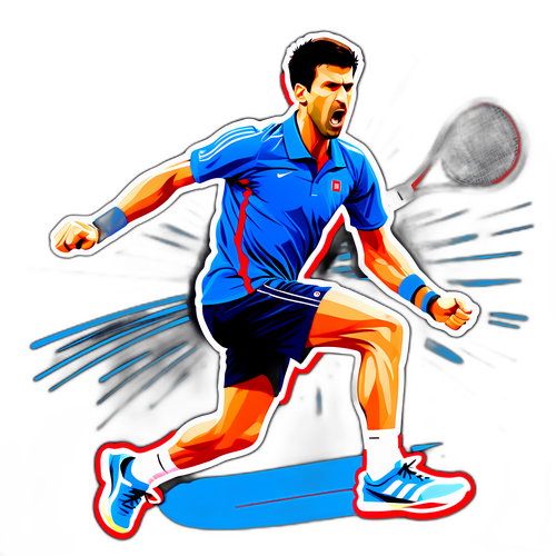Djokovic in Azione