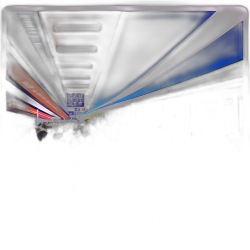 京浜東北線の駅のプラットフォーム