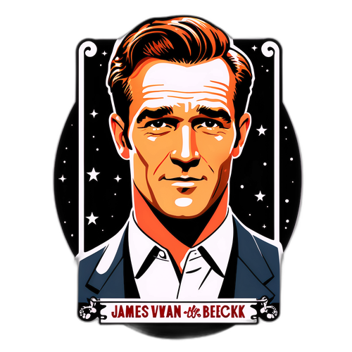 Vintage Film Plakat af James Van Der Beek