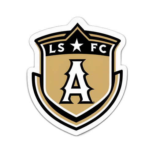 Los Angeles FC Logo Sticker Tasarımı