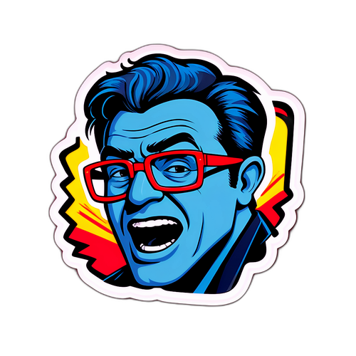 สติกเกอร์ที่เน้นความเป็นเอกลักษณ์ของ Monomax ในสไตล์ภาพยนตร์ที่มีการพูดคุย