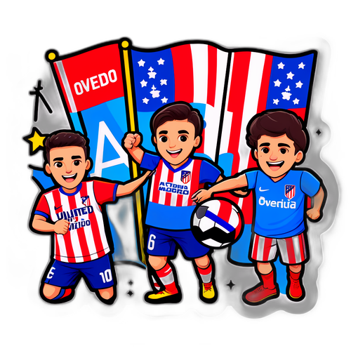 סטיקר אנרגטי לאתלטיקו מדריד נגד אוביידו