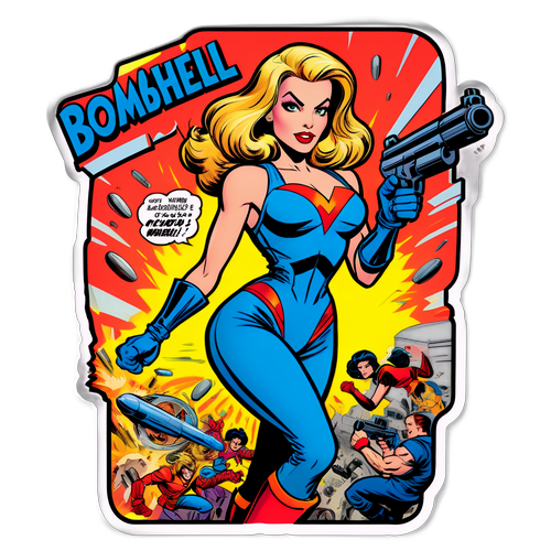 Copertina dei fumetti Bombshell