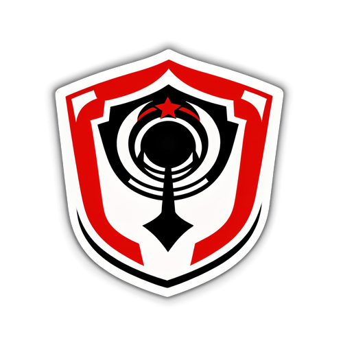Adesivo do River Plate com design moderno