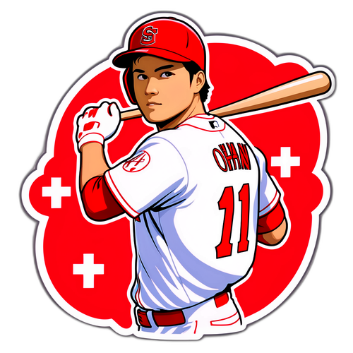 大谷翔平的多重身份貼紙