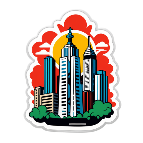 São Paulo em Cores: O Sticker Icônico que Captura a Alma da Cidade!