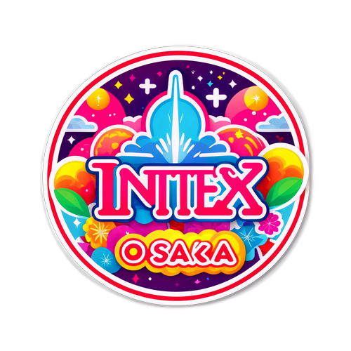 インテックス大阪のカラフルなイルミネーションデザイン