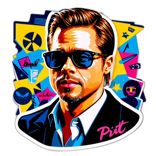 Brad Pitt: Stilize Portre