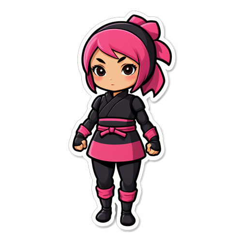 Stunning Pink Ninja Girl: Uncover the Secrets Behind Her Alluring Charm!