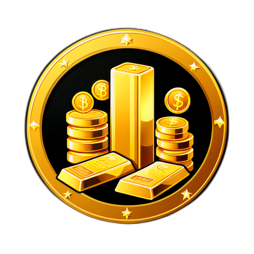 Sticker Emas Berkilau