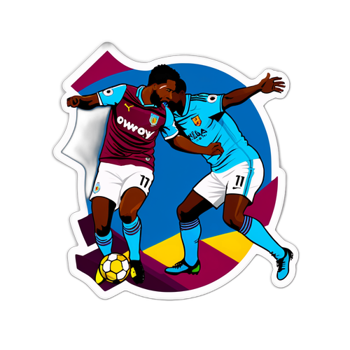 Basel-Aston Villa jännittävä hetki, jossa pelaajat kilpailevat pallosta