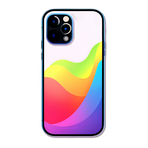 iPhone 14 Pro Stylisé avec Effets de Lumière