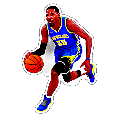 Kevin Durant Basketbolcu Çizimi