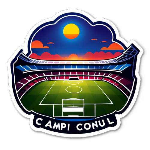 Символічний наліпка на честь змагання 'Camp Nou'