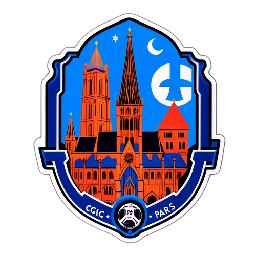 스트라스부르의 상징적인 건축물 스티커