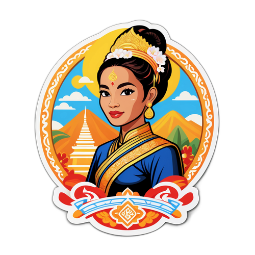 Stiker Unik untuk Merayakan Perjalanan Nualphan Lamsam