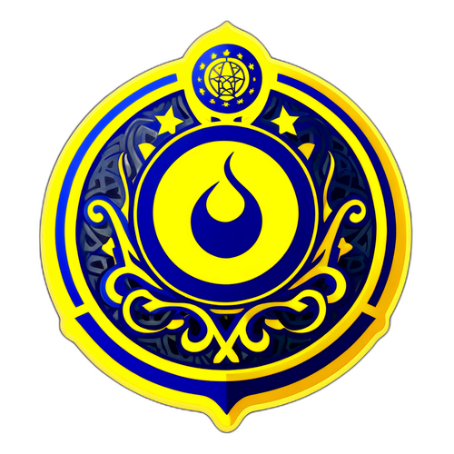 Stylischer Aufkleber des Al Nassr Logos