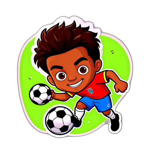 Marcos Leonardo ile Futbol Sticker'ı