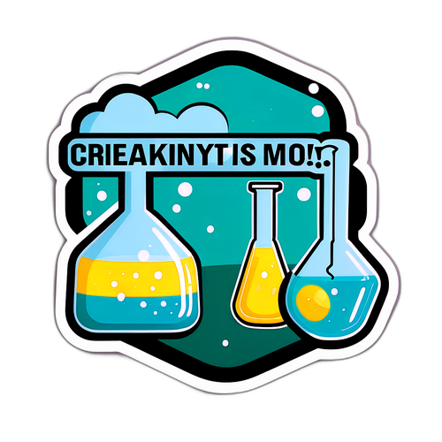 Illustration inspirée par Breaking Bad avec lunettes de chimie