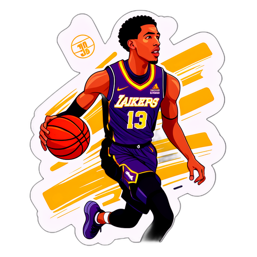 Dynamic Basketball Player in Action