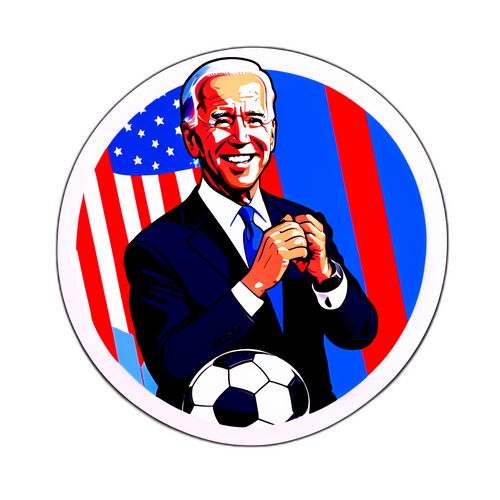 Kielelezo cha Biden na Mpira wa Miguu