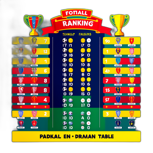 Bảng xếp hạng bóng đá hấp dẫn