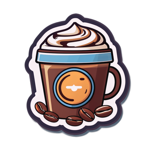 Koffeinpulver Klistermärke