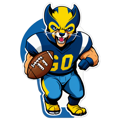 Michigan Wolverine Football Sticker