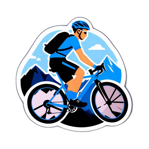 Evenepoel på cykel i bjergene