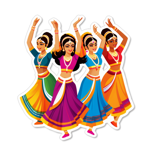 Bollywood नृत्य दृश्य