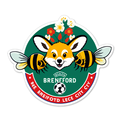 Sticker ya Kukumbuka Mechi ya Brentford dhidi ya Leicester City