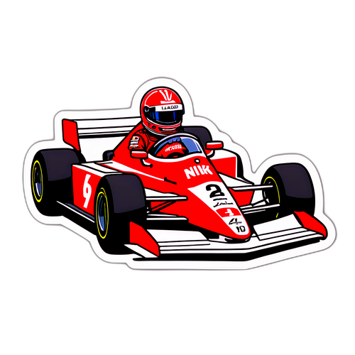 Niki Lauda ikonikus versenyautója