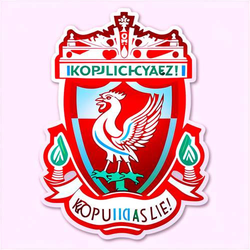 Sticker z motywem Liverpoolu