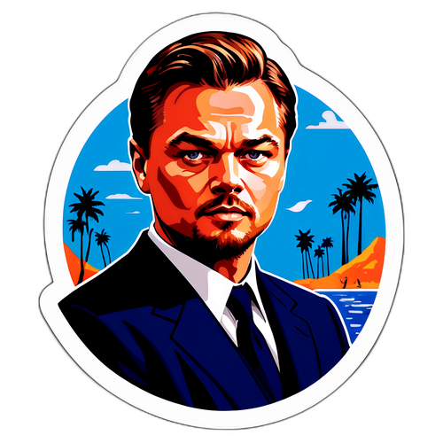 Ikonische Darstellung von Leonardo DiCaprio