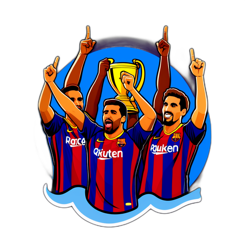 FC Barcelonan voiton kunniaksi