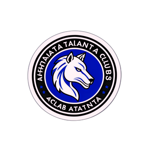 Наклейка, що ілюструє співпрацю між спортивними клубами Аталанти та Атлетік