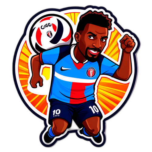 สติกเกอร์การ์ตูนสุดน่ารักเกี่ยวกับลีกเอิง