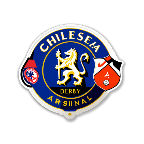 Största Rivaliteten: Chelsea vs Arsenal - City Derby Sticker Du Inte Vill Missa!