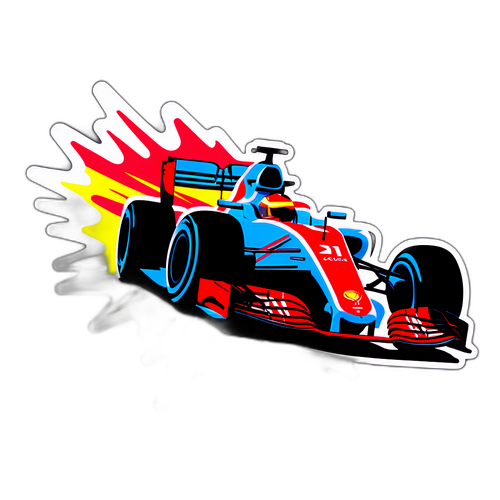 Динамічний Формула 1 автомобіль
