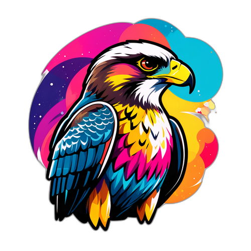 Falcon w nowoczesnym stylu graffiti