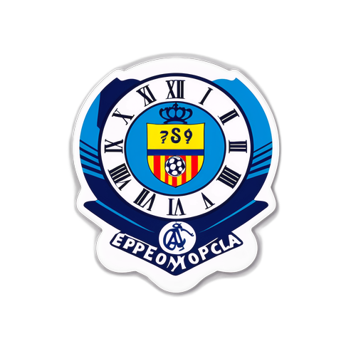 Sticker cu ceas pentru meciul dintre Espanyol și Atlético