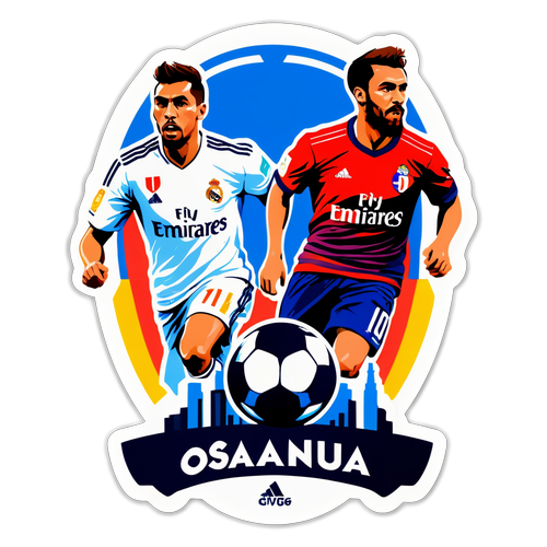 Osasuna og Real Madrid Trøjer Stempel