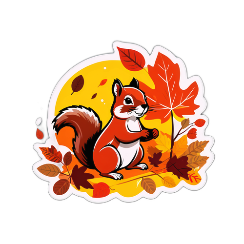 Höstlöv och Squirrel